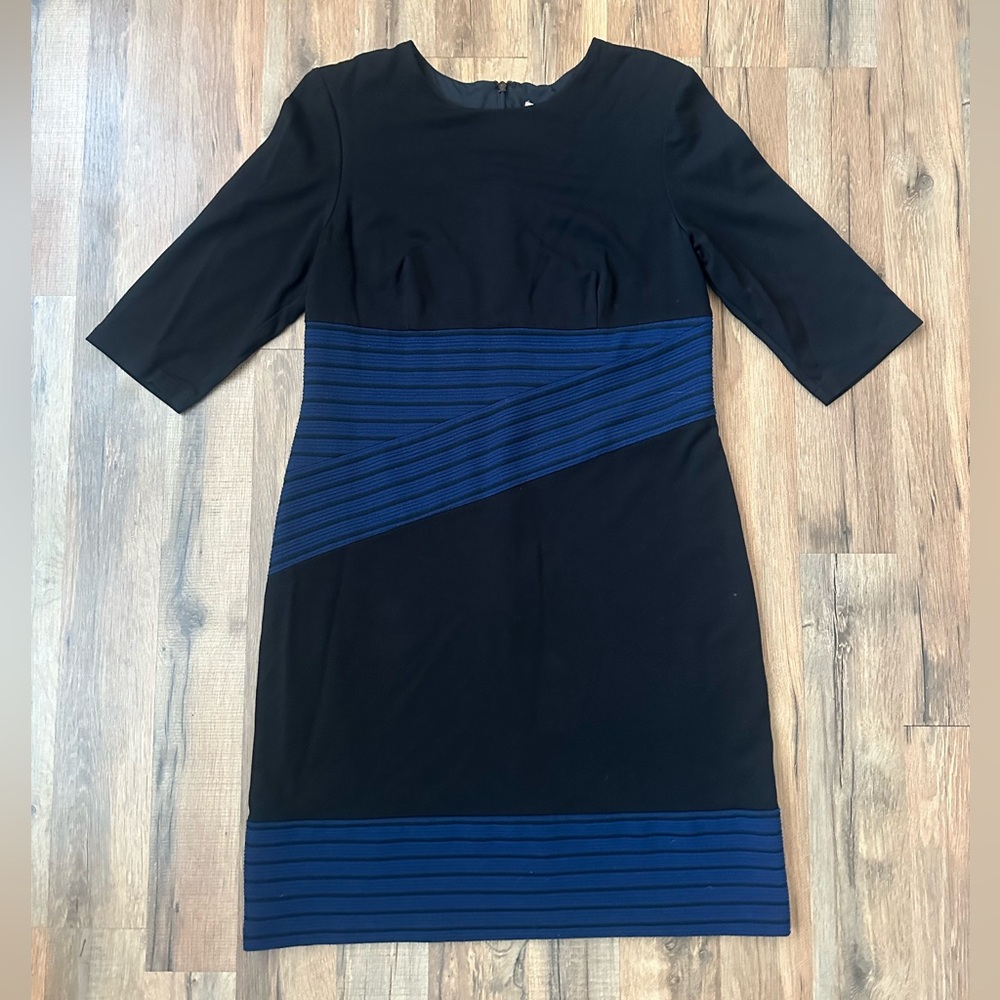 Hutch Black and Blue Women's Short Sleeve Dress